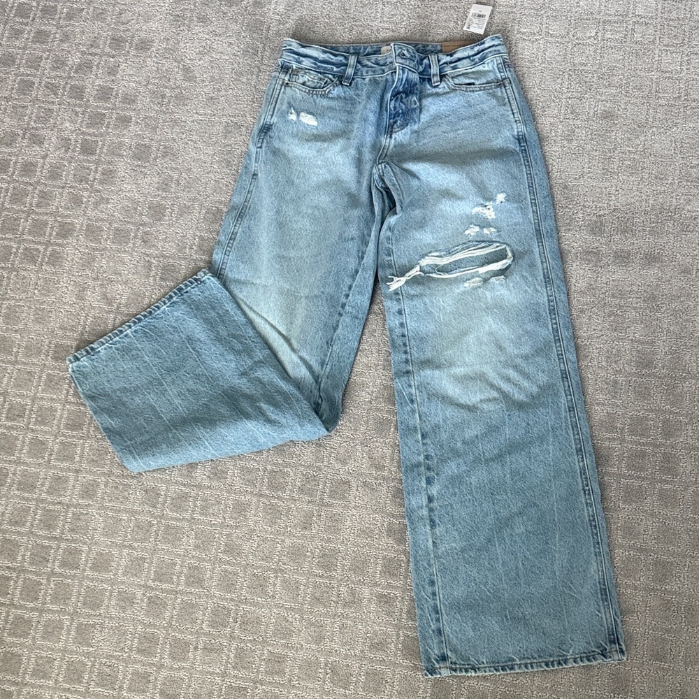 PacSun Light Blue Wide Leg Jeans